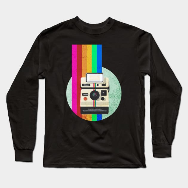 Polaroid Camera Long Sleeve T-Shirt by SrabonArafat